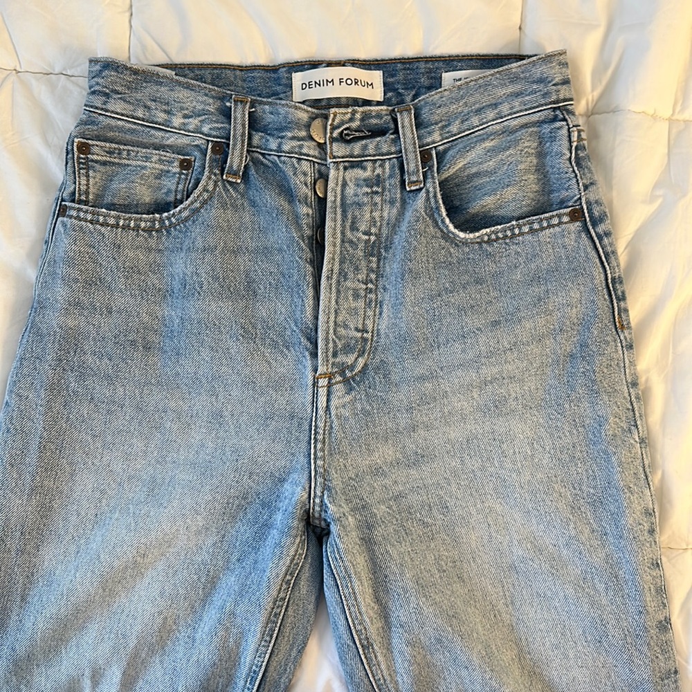 Denim forum light wash jeans